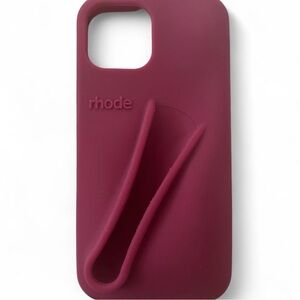RHODE Maroon Phone Case